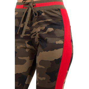 Ensemble de survêtement sportif 2-en-1 personnalisé pour femme, imprimé, décontracté, avec sweat à capuche et pantalon de jogging à cordon, pour la gym et le fitness, vente en gros - Product Image 6