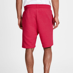 Shorts de sport rouges unis en gros, haute qualité, avec cordon de serrage, pour la course et le jogging, personnalisables, pour hommes, décontractés, en molleton - Product Image 6