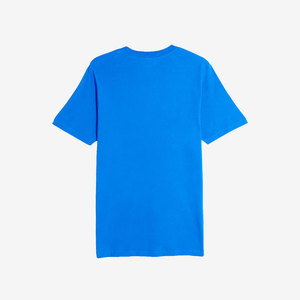 เสื้อยืดคอกลมสีน้ำเงินรอยัลสำหรับผู้ชาย เสื้อยืดแขนสั้นเท่ๆ แบบคัสตอมสำหรับผู้ชายและผู้หญิง ดีไซน์เรียบง่ายสำหรับครอบครัว เสื้อยืด OEM - Product Image 2