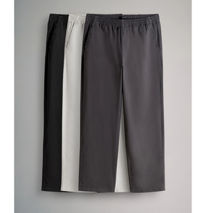 กางเกงชิโน่ผู้ชายผ้าฝ้ายออร์แกนิคแบบเป็นมิตรต่อสิ่งแวดล้อม ทรงหลวม ขากระบอกเล็ก น้ำหนักเบา ระบายอากาศได้ดี ไม่ยับง่าย ทันสมัย เหมาะสำหรับฤดูร้อน - Product Image 4