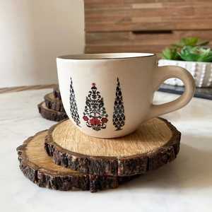 Posavasos de Madera Tallada, Diseño de Lujo, Ecológicos, Redondos, para Té y Bebidas, 350 mm de Diámetro, 4 mm de Grosor - Product Image 5