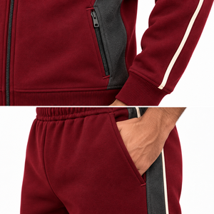 Ropa Deportiva de Primera Calidad, Transpirable, con Capucha de Forro Polar, Color Sólido, 100% Algodón, Logotipo Personalizado, Talla Grande, para Verano - Product Image 5