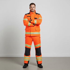 Ropa de Seguridad Impermeable 100% Poliéster, Overoles de Construcción Hechos a Medida, Alta Calidad, Reflectantes de Alta Visibilidad con LED - Product Image 6