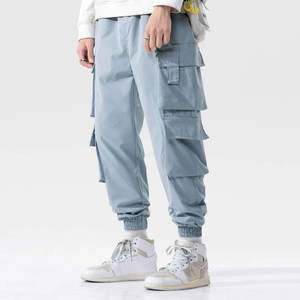 Nouveau pantalon cargo en toile pour homme, taille mi-haute, avec logo personnalisé, idéal pour l'hiver, vêtement durable au design tendance 2026 - Product Image 3