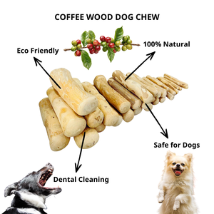 Juguete Masticable de Madera de Café de Larga Duración para Perros - Product Image 4