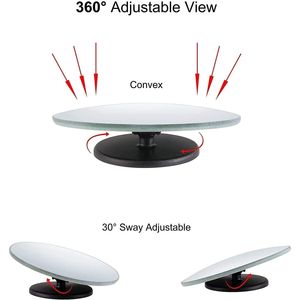 Specchietti Laterali Convessi Universali HD da 2 Pollici per Auto, Senza Cornice, Adesivi, Regolabili, Grandangolari per Punti Ciechi - Product Image 5