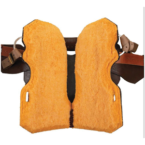 Nuevo estilo de silla de montar western de cuero genuino con estructura de madera tipo barril, equipo ecuestre con cincha ancha y respaldo duradero para equitación. - Product Image 4