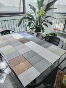 Panel <span class=keywords><strong>de</strong></span> Revestimiento <span class=keywords><strong>de</strong></span> Fibrocemento KingTec Gadis <span class=keywords><strong>de</strong></span> 7.5mm con Acabado <span class=keywords><strong>de</strong></span> Madera, Panel <span class=keywords><strong>de</strong></span> Pared Exterior Clase A1 Resistente al Fuego para Viviendas Residenciales - Product Image 2