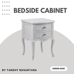 Table de chevet moderne et simple en teck massif avec tiroirs, design et couleur personnalisables, vente en gros - Product Image 3