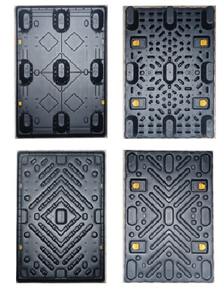 Caja de Plástico Resistente con Paleta y Tapa para Almacenamiento Industrial - Product Image 2