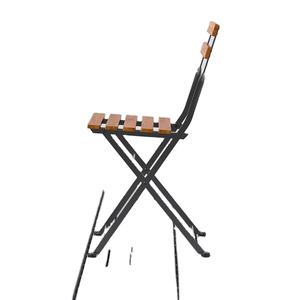 Chaise longue pliante en bois d'acacia pour l'extérieur, imperméable - Product Image 2