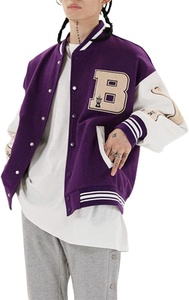 Chaqueta personalizada de alta calidad para hombre, chaqueta de invierno de béisbol universitaria de satén personalizada OEM para hombre, chaqueta de alta calidad para hombre - Product Image 4