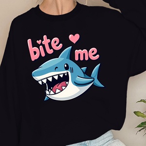 Sudaderas mujer diseño bite me Shark - Product Image 3