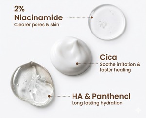 Crema Hidratante Facial Reparadora de Barrera Cutánea para Hidratación Profunda y Protección de la Piel, Suministro del Fabricante - Product Image 4