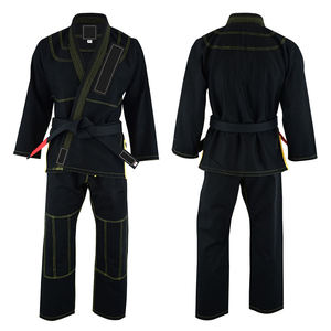 Ensemble uniforme BJJ en tissu perlé 100% coton polyester 550 GSM, logo brodé personnalisé, respirant, tailles personnalisées A2, OEM ODM - Product Image 1