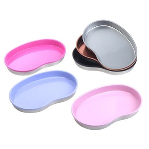 Bandeja Organizadora de Cosméticos en Forma de Riñón, de Acero Inoxidable, para Joyería, Herramientas de Manicura, Exhibición de Cosméticos, Herramienta para Salón de Belleza - Product Image 1