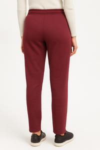 Pantalones Deportivos Elásticos para Mujer, Tela de Felpa de Algodón Suave al Tacto, Cintura Elástica, Silueta Ajustada, Casuales para Uso Diario - Product Image 3