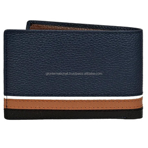 2024 nouveaux fabricants de portefeuille à deux volets en cuir pour hommes vente en gros directe portefeuille en cuir de vachette souple pour hommes - Product Image 2