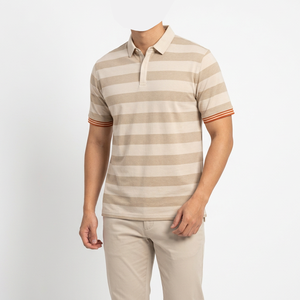 Camiseta Polo de Algodón y Poliéster para Hombre, Lisa, con Logotipo Personalizado Estampado, Venta al por Mayor, para Salidas Informales - Product Image 5