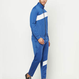 Survêtements en polyester pour hommes à porter au quotidien, avec une coupe confortable, ensemble de survêtements actifs en polyester pour hommes - Product Image 3