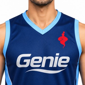 Ensemble de maillot et short de basket-ball pour hommes, respirant, léger, vêtements de sport athlétiques, pour entraînement d'équipe et matchs - Product Image 5