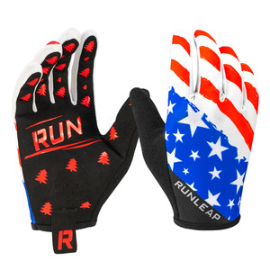Gants de vélo de montagne VTT personnalisés, à doigts complets, respirants, antidérapants, compatibles écran tactile, avec fermeture auto-agrippante, unisexe, toutes tailles - Product Image 5