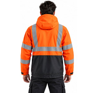 Chaqueta de Trabajo para Hombre de Alta Calidad, Alta Visibilidad, Reflectante, de Poliéster, Certificada por la CE, Ligera, Segura, Cómoda y de Larga Duración - Product Image 4