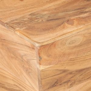Tavolino da Caffè in Legno di Acacia Naturale di Media Durata - Product Image 5