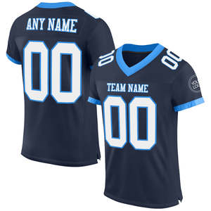Jersey de Fútbol Americano Personalizado por Sublimación, 100% Poliéster, Uniforme de Equipo Personalizado Informal OEM, Ropa Deportiva Estampada para Jugadores Profesionales - Product Image 1