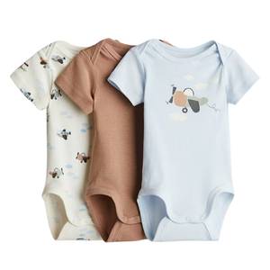 Mono de Algodón para Bebé con Estampado Gráfico, Mono de Dibujos Animados para Bebé, Mono de Animales para Bebé, Ropa Infantil Estampada, Venta al Por Mayor OEM Directo de Fábrica - Product Image 1