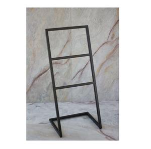 Porte-serviettes sur pied en métal pour salle de bain avec structure robuste et barres à séchage rapide - Product Image 5