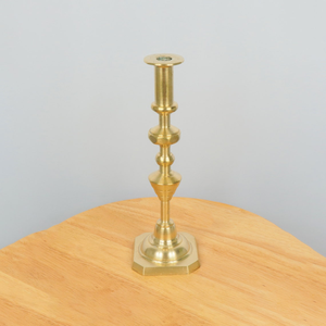 Heavy Solid <b>Brass</b> <b>Candlestick</b> Candle Holder Vintage <b>Antique</b> <b>Brass</b> Taper Candle Stand Decorative Tabletop Home Decor - Product Image 3
