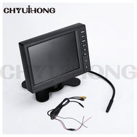 Monitor de Vehículo AHD HD de 5.6 Pulgadas con Pantalla IPS, Compacto, para Visión Trasera de Camiones, 12V-24V, para Autobuses, Montacargas, Monitoreo de Seguridad para Trabajo Pesado