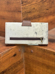 Nuevo bolso de mano de cuero tallado de piel de pelo hecho a mano occidental para mujer, gran oferta, funda de teléfono con estilo marrón en relieve, billetera espaciosa - Product Image 5