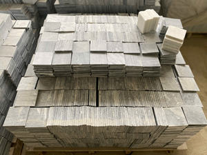 Carreaux sablés en marbre blanc laiteux élégants en vente en gros de pierre imperméable de taille mini pour le salon et le revêtement mural intérieur - Product Image 5