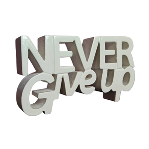 Adorno de Madera Decorativo Pintado en Blanco, Diseño Creativo para Decoración de Mesa o Decoración Personalizada para Oficina o Habitación - Product Image 5