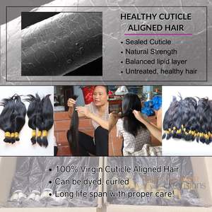 Prix de gros auprès de l'usine Fournisseur de cheveux humains Qualité supérieure I Tip Extensions de cheveux Couleurs personnalisables Raides - Product Image 6