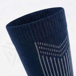 Knee High <b>Running</b> <b>Socks</b> Breathable Striped Design for Adults Sports <b>Compression</b> Support Standard Thickness Knitted Style - Product Image 4