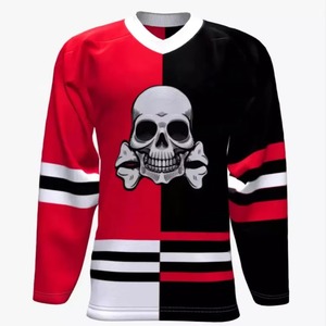 Maillot de hockey sur glace personnalisé avec impression par sublimation, vêtements de sport pour équipe - Product Image 1