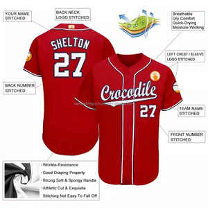 Baseball <b>Uniform</b> New Arrival High Quality <b>Custom</b> Made Printed Quick Dry Unisex Adult 100% Polyester Baseball & <b>Softball</b> Wear - Product Image 3