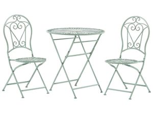 Muebles de exterior de metal resistentes y duraderos con acabado resistente al óxido para uso en jardín, césped, patio, balcón y terraza. - Product Image 3