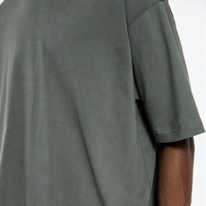 T-shirts pour hommes en polyester 100% de haute qualité, personnalisables, coupe ample, séchage rapide, design uni, grammage lourd - Product Image 4