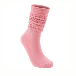 Woven Label <b>Slouch</b> Grip <b>Socks</b> Custom Logo <b>Women</b> Yoga Ballet Dance Compression Tube Crew Custom Pilates <b>Socks</b> OEM High Quality - Product Image 1