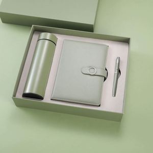 2025 High Quality Business Thermos Cup A5 Gift <b>Box</b> Corporate Meeting Activities Custom Logo New Notebook Set - Product Image 3