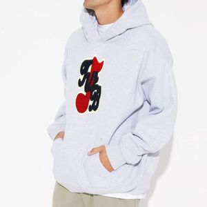 Sudadera con capucha de chenilla bordada, asequible, estilo americano, para hombre, tela de alta calidad, logotipo personalizado, estilo urbano. - Product Image 3