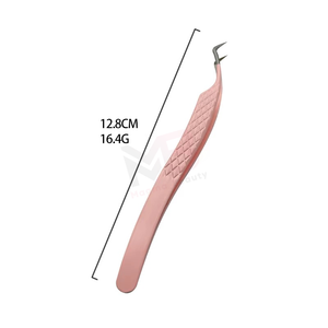 Pinzas Profesionales para Extensión de Pestañas, Pinzas con Punta de Fibra, Acero Inoxidable, Mango Cómodo - Product Image 5