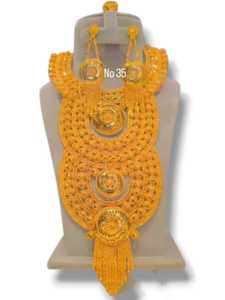 New Fashion Hip Hop Style Gold Plated Brass Diamond Claw Setting Women's Jewelry <b>Set</b> Necklace <b>Bracelet</b> Infinity Engagement - Product Image 1
