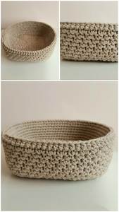 Natural Rattan <b>Storage</b> <b>Basket</b> With Handles Rustic Bowl Shape Multi Purpose Neatening Container - Product Image 6