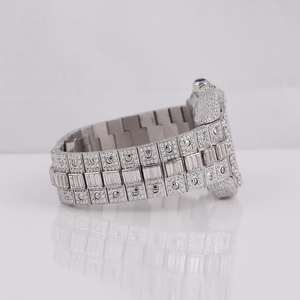 VVS1 Moissanite Diamond HipHop Iced Out <b>Watch</b> at Affordable Price From Indian Manufacturer - Product Image 2