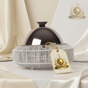 Stainless Steel Chafing Dish <b>Buffet</b> <b>Server</b> Gold Geometric Stand Glass Lid <b>Food</b> <b>Warmer</b> Hotel Restaurant Catering Equipment - Product Image 4